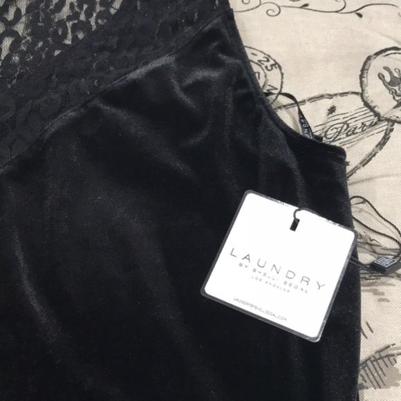 Laundry By Shelli Segal Leopard Print Lace Velvet - Picture 5 of 8